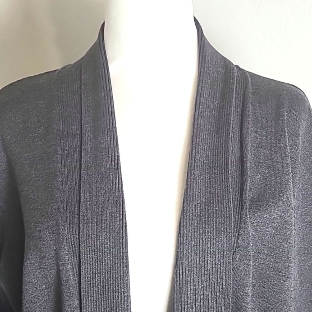 Faded Glory Gray Cardigan Sweater, Size 3X, 22/24W - Picture 3 of 8